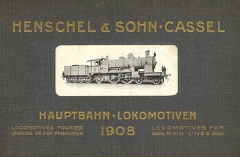 Henschel & Sohn Cassel einige neuere Lokomotivtypen für Hauptbahnen, welche in den letzten Jahren geliefert wurden.